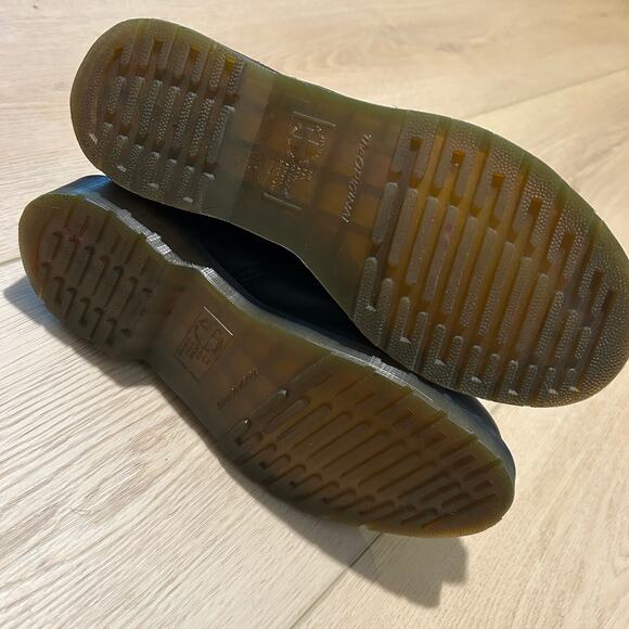 Dr. Martens Aimilie Triumph Size 9 Plaid Fold Over Calf High Combat Boots - Picture 5 of 9